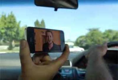 Driver Distracted By Mobile Phone