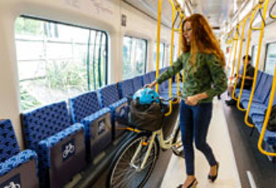 Bike on the train 220x150
