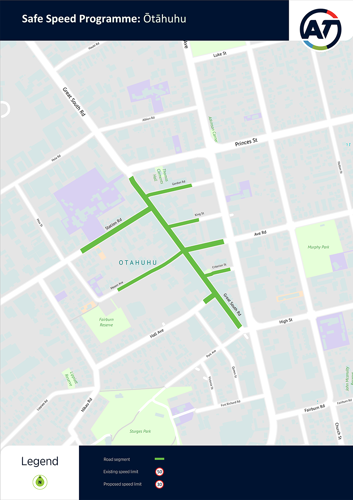 Otahuhu - map