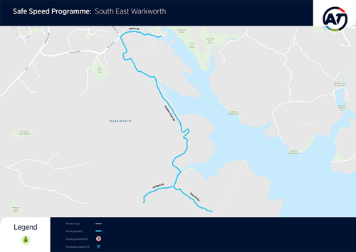South-East Warkworth - Map