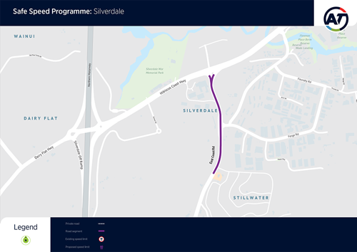 East Coast Rd - Silverdale - Map