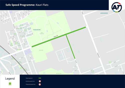 Kauri Flats - map