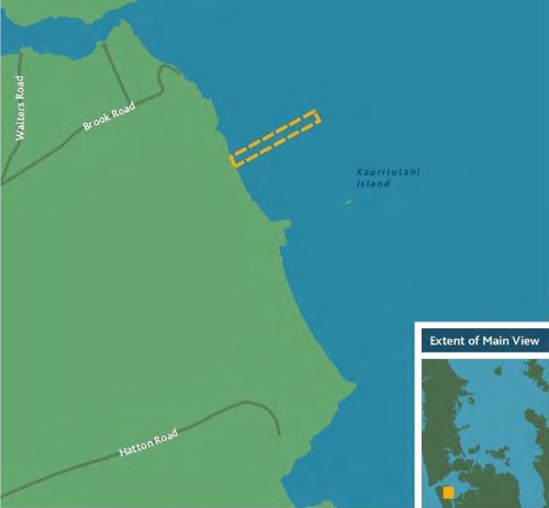 Kauritutahi access lane map