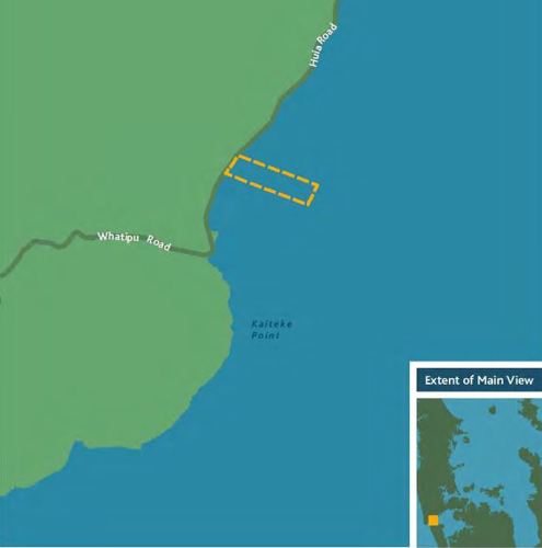Little Huia access lane map