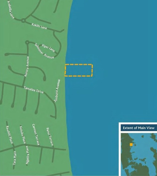 Tamatea Drive access lane map