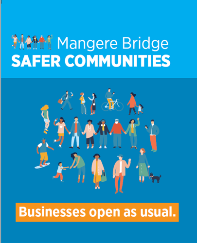 Mangere Bridge business open as usual.