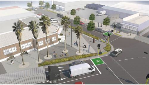 Otahuhu town centre artist impression