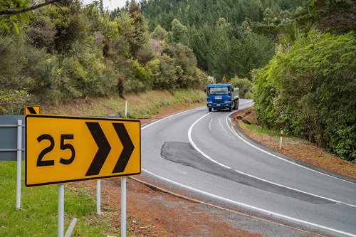 Matakana Valley Road in Matakana