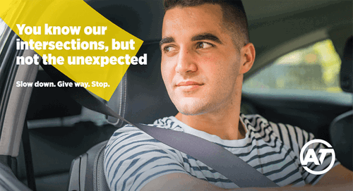Slow down at intersections