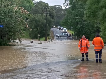 Image showing storm flooding on Kellys Road, Oratia