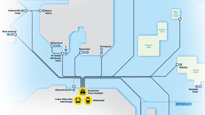 Ferry map