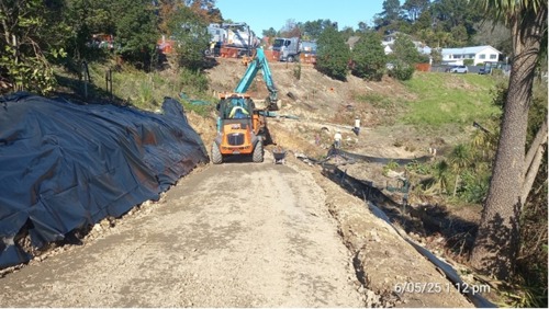 Enabling works get underway with an access track created