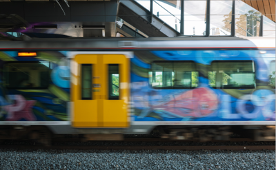 Train In Motion